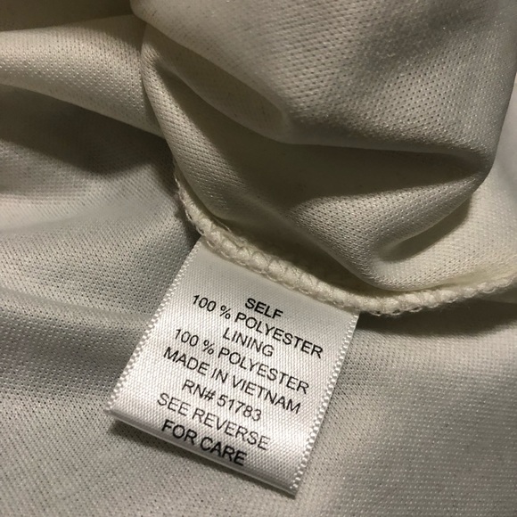 Maurices Beautiful & Classic Creamy White & Black Lace Netted A-line Blouse SZ S - Picture 9 of 10